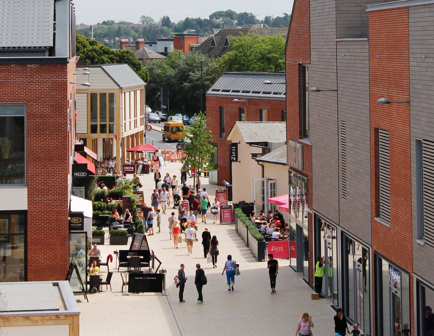 Old Market cinema, shopping, restaurants